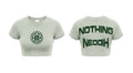 NOTHING Women's Cropped Tee-Washed Sage